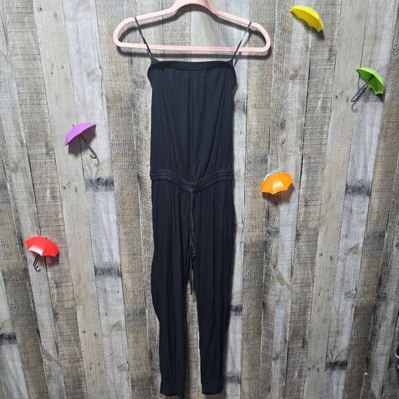 Talula Aritzia Black Strapless Jumpsuit - Picture 2 of 5